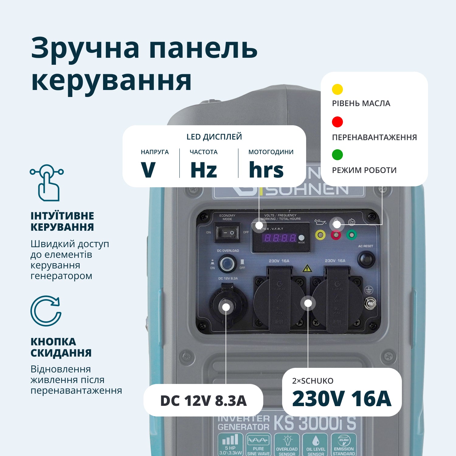 Генератор Інверторний генератор KS 3000i S — фото 6