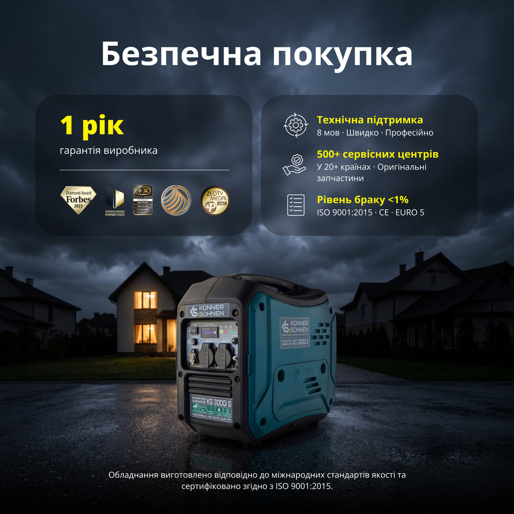 Інверторний генератор KS 3000i S