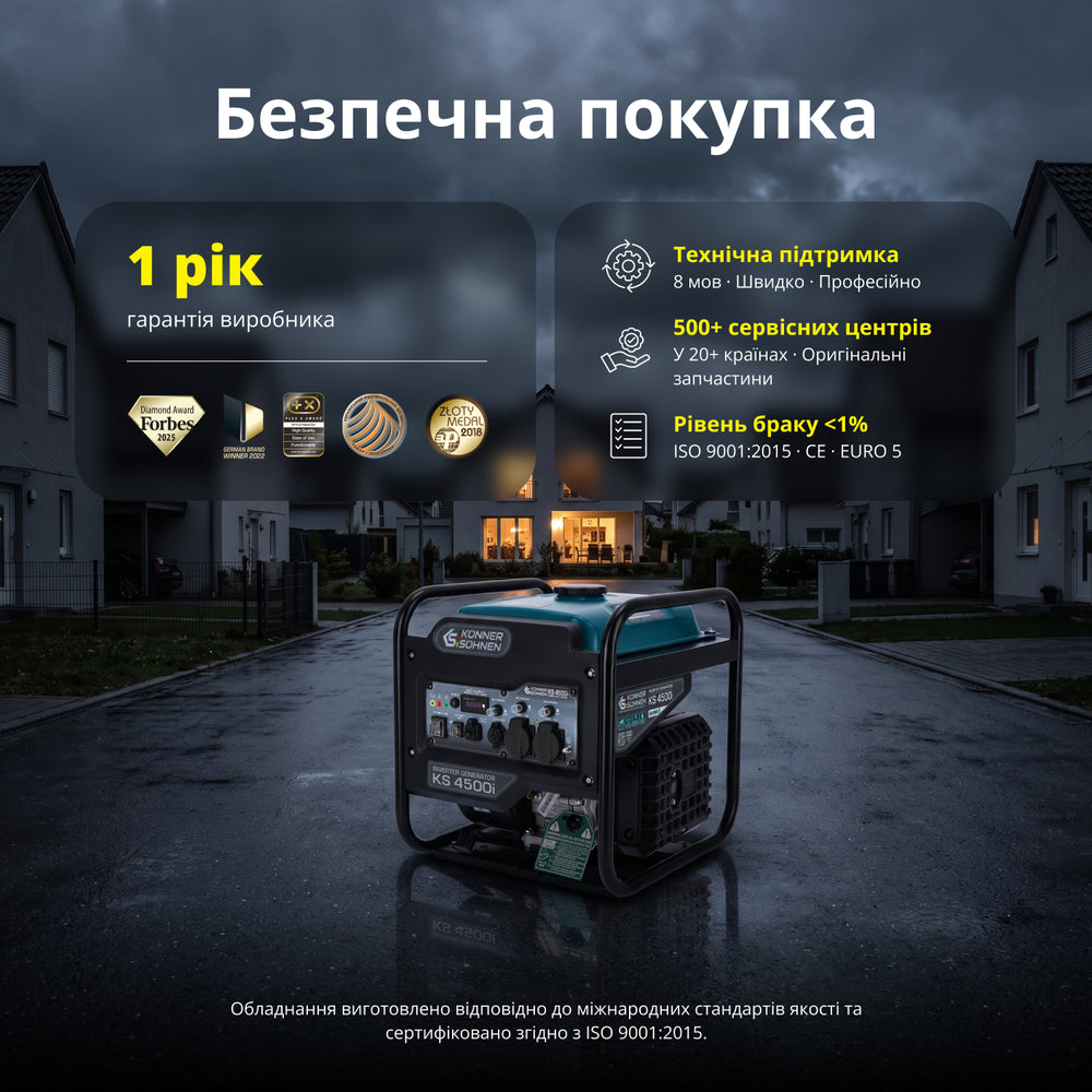Інверторний генератор Könner & Söhnen KS 4500i 