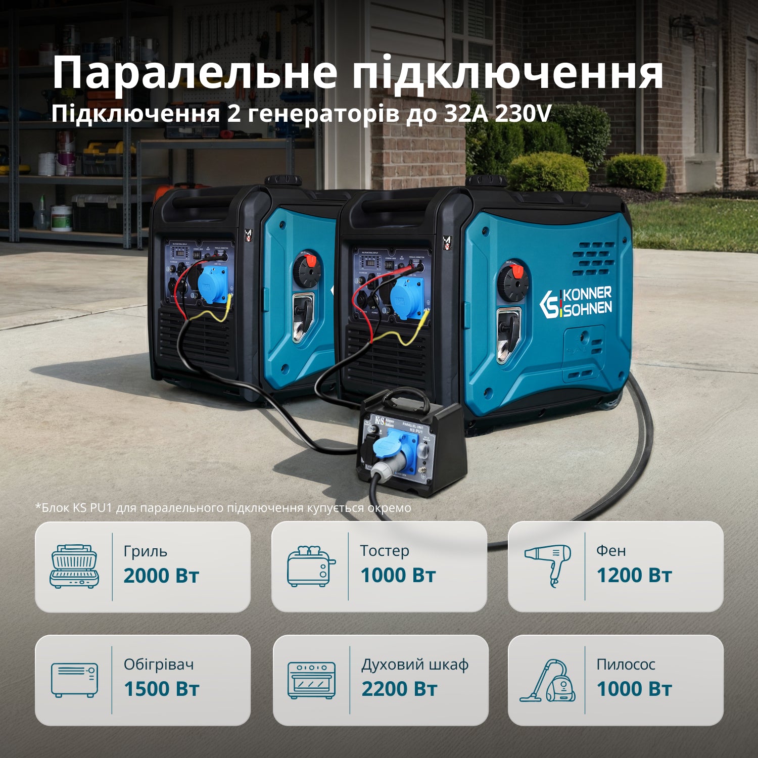 Генератор Інверторний генератор KS 6000iE S — фото 3