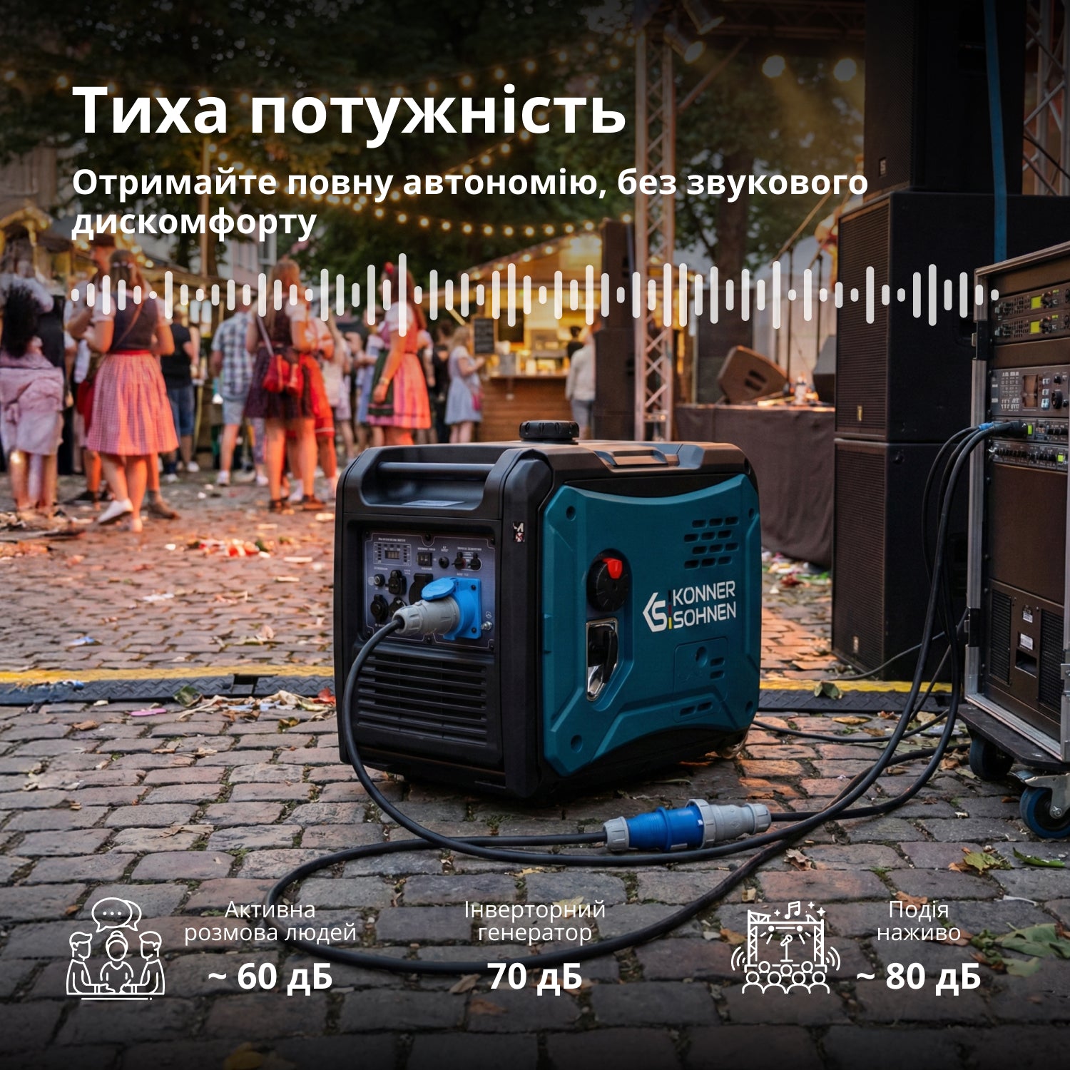 Генератор Інверторний генератор KS 6000iE S — фото 5