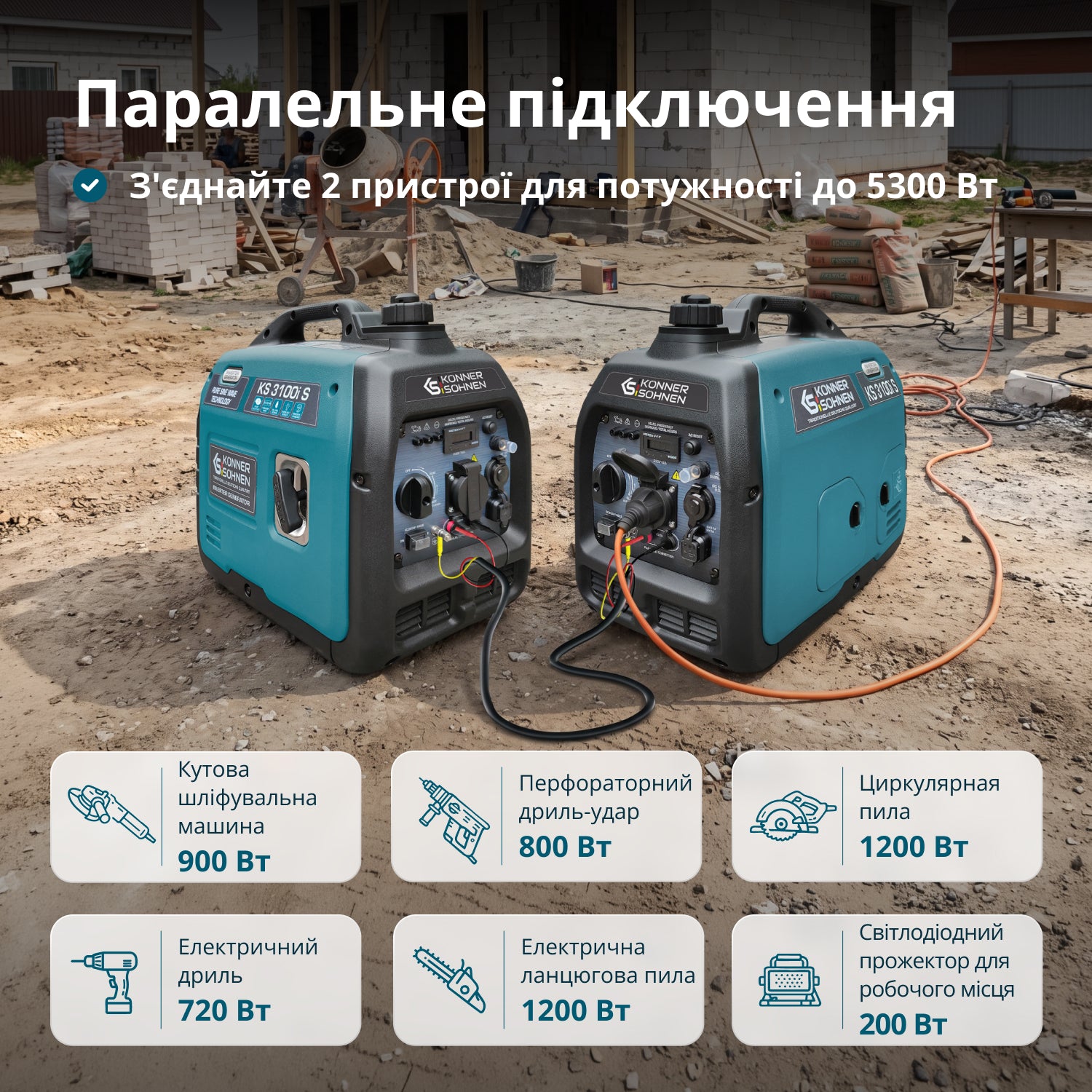 Генератор Інверторний генератор KS 3100i S — фото 4