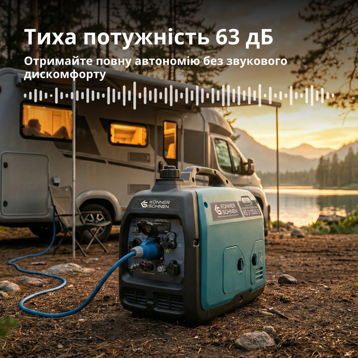 Інверторний газобензиновий генератор KS 3100iG S
