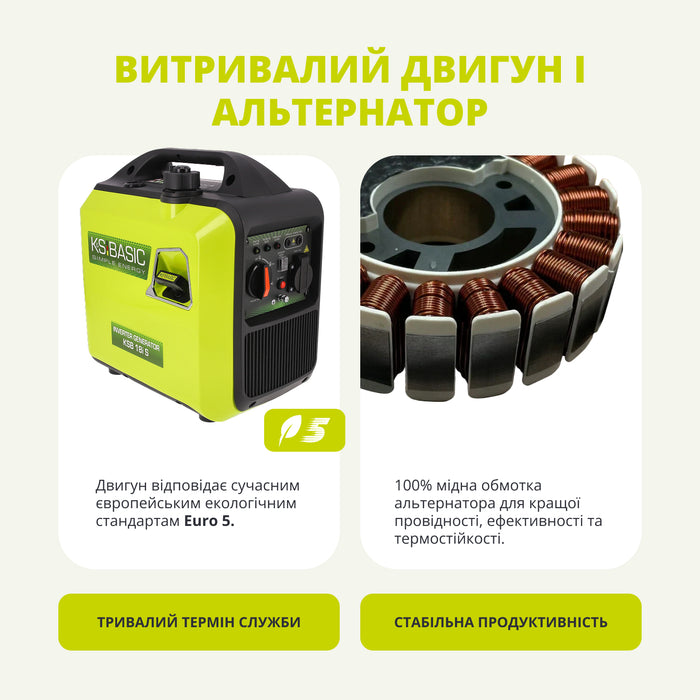 Інверторний генератор KSB 18i S