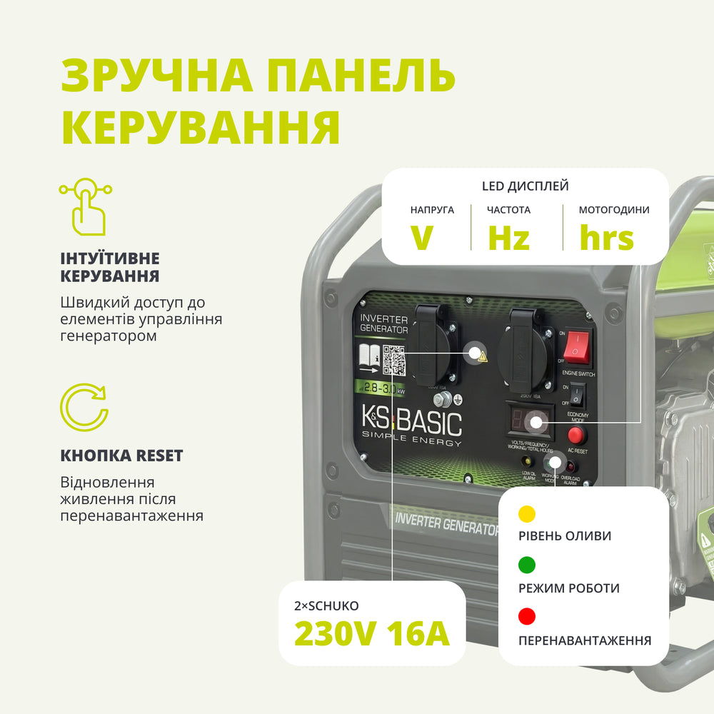 Інверторний генератор KSB 30i 