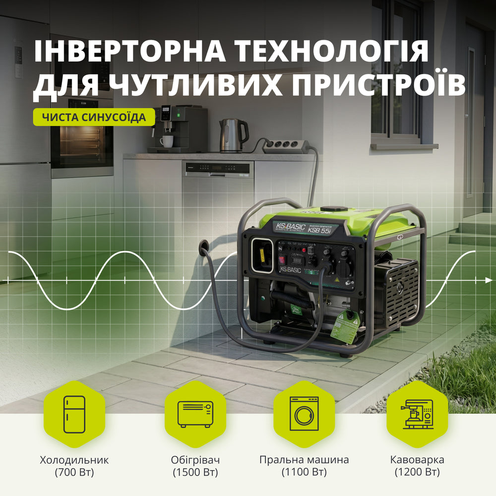Інверторний генератор KSB 55i 
